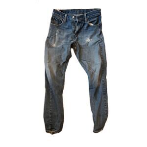 Levi's 512 Blue Jeans Curvy Fit Classic Rise Womans 32x34